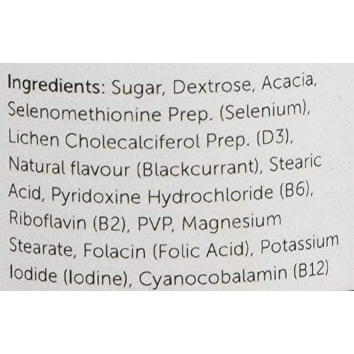 Veg1 Blackcurrant Multivitamins and Minerals Tablets - Pack of 180 Tablets