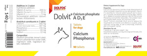 Ankhpets Dolvit Calcium Phosphate a D3 E 90 Tablets Puppy Adult Pregnant Nursing Dogs