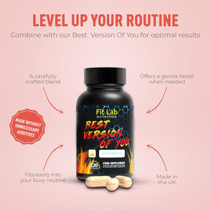 Fit Lab - Smart Weighto Management, Food Supplement - 90 Capsules - Vegan, Halal and Vegetarian Supplements for Women and Men - 45 Days Supply - Gym Essentials