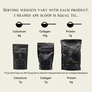 APE Nutrition Collagen Powder Peptides | 400G Type 1 & 3 Bovine Collagen Protein | 100% Grass-Fed & Finished, Ancestral Supplement UK | Unflavoured, Improves Hair Skin & Nail Health