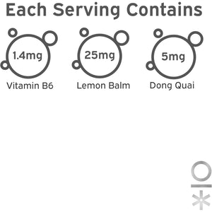 Nutriburst - Fembalance Hormone Balance for Women - Vitamin B6, Lemon Balm + Dong Quai - Regulate Hormones, Support Nervous System + Reduce Tiredness - 60 Gummies 1 Month Supply - Suitable for Vegans