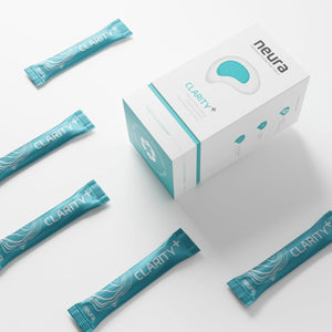 Clarity+ by Neura - Natural Nootropic - Memory, Focus, Mood - Green Apple Flavour - 20 Sachets