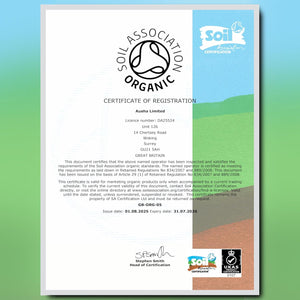 Ausha Organic GINGER POWDER 250G - UK Certified Orgainic by Soil Association -1* GREAT TASTE AWARD 2023 -Use in Ginger Shot, Cooking - Immunity, Digestion - Ground Ginger Root Tea