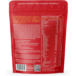 Wellgard Super Reds Powder, Ruby Powder, Vitamins, Minerals, Fruits, Botanicals, Fibre, Live Cultures, 300G