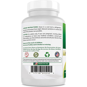 Best Naturals Alpha Lipoic Acid 600 Mg 60 Capsules - ALA Powerful Antioxidant (60 Count (Pack of 1))