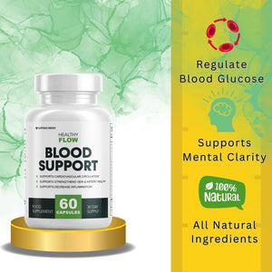 Healthy Flow Blood Support 60 Capsules 1 Month Supply