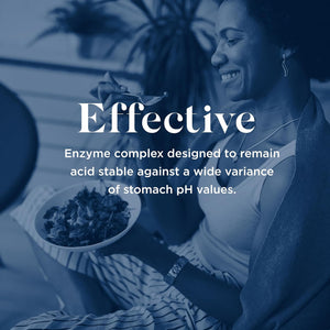 Biocare Glutenzyme plus - Enzyme Complex with Live Bacteria - Food Supplement Suitable for Vegetarians and Vegans - 30 Capsules