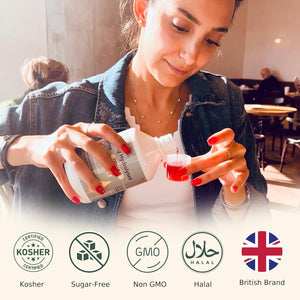 NUTRI Beauties Hydrolysed Marine Collagen Liquid Drink Supplement 10,000Mg + Hyaluronic Acid, Biotin, Vitamin C, D for Hair, Skin,Nails, Joints, 500Ml