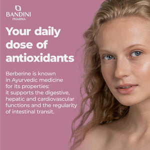 Bandini® Berberine 1000Mg Pure High Dosage | 180 Vegan Capsules - Pure Berberin HCL from Berberis Aristata 97% + Chromium and Black Pepper | Maximum Absorption - Digestive, Liver, Intestinal Function