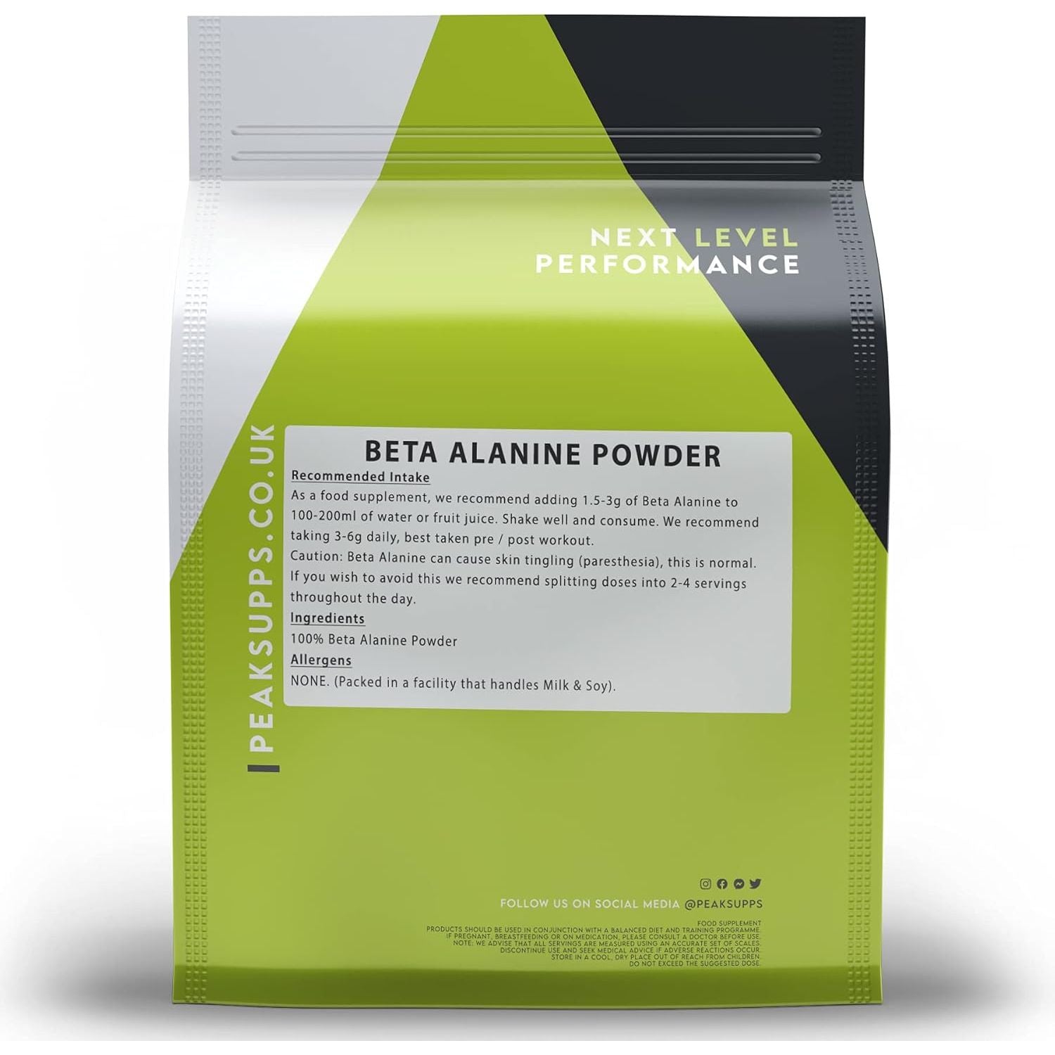 Beta Alanine Powder | Pure (500G) Pre Workout, Amino Acid