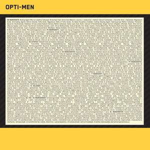 Optimum Nutrition Opti-Men Multi-Vitamin Supplements for Men with Vitamin D, Vitamin C, Vitamin B6 and Amino Acids, Unflavoured, 60 Servings, 180 Capsules