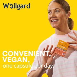 Wellgard Curcuswift Turmeric - High Strength Turmeric Supplement, Curcumin with Vitamin D3 & Ginger for Immune Support & Bone Health