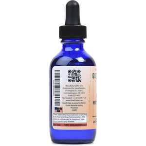 (Glass Bottle) Good State - Liquid Ionic Magnesium Ultra Concentrate (10 Drops Equals 50 Mg) (100 Servings per Bottle)