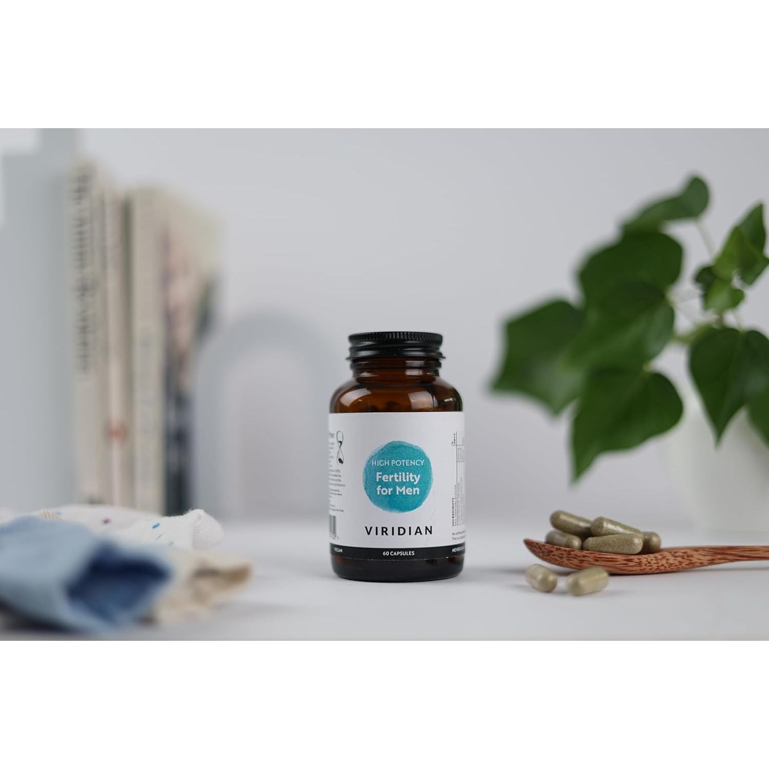 Viridian Fertility for Men (High Potency) | 60 Caps | Supports Reproductive Health with Zinc & Vital Nutrients | Vegan Capsules | Pre-Conception Support | Active Ingredients | Nutritionist Formulated