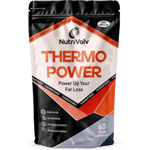 Thermopower 1000Mg | Thermogenic Fat Burner Increased Energy & Boost Performance | 60 Capsules