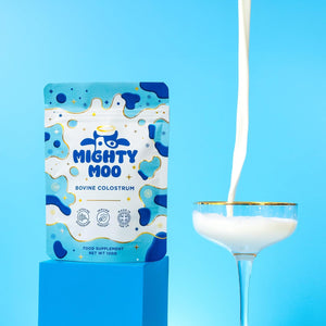 Bovine Colostrum Powder Supplement with Probiotics for Gut Health, Immune Support & Bloating, High Igg Levels Unflavoured, 30 Servings 100G.