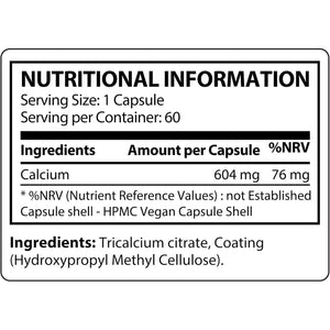 Pure Calcium Citrate Advanced Formula