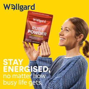 Wellgard Super Reds Powder, Ruby Powder, Vitamins, Minerals, Fruits, Botanicals, Fibre, Live Cultures, 300G
