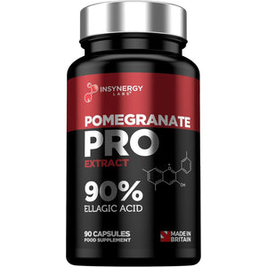 Pomegranate Capsules 42,000Mg (Maximum Dose in UK) Superior 90% Ellagic Acid, High Strength Pomegranate Supplement Extract 90 Vegan Capsules