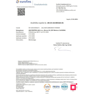 Calcium Carbonate Powder | 1 Pound - 454 G | Food Supplement | Highest Purity Limestone | Heiltropfen®