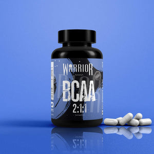 Warrior BCAA 60 Tablets - Branched Chain Amino Acids - Ultra Pure Pharmaceutical Grade Leucine, Isoleucine and Valine in a 2:1:1 Ratio