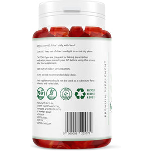 Fibre Gummies 3000MG - Vegan - One Month Supply - Berry Flavour Prebiotic Tapioca Chicory Root - High Strength Fibre Supplement