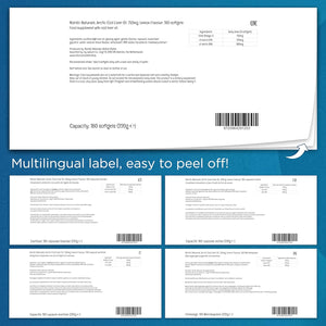 Nordic Naturals, Arctic Cod Liver Oil, 750Mg Omega-3 from Cod Liver Oil, with EPA and DHA, Lemon Flavour, 180 Softgels, Soy Free, Gluten Free, Non-Gmo