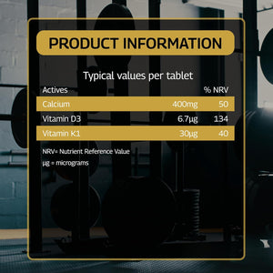 Healthspan Elite Calcium Complex 1,200Mg | 120 Tablets | All Blacks Official Partner | Added Vitamin D3 and Vitamin K1 | Bone Health | Vanilla Chewable Tablets | Informed Sport Accredited | Vegetarian