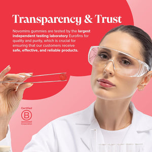 Energy Gummies - High Strength Alternative to Running Gels, Energy Tablets, & Energy Gels for Running - Caffeine Free Supplements - for Running, Cycling, Studying - Novomins