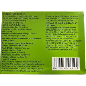 Herbalstore Sleep Aid – Traditional Herbal Medicinal Product (48 Tablets) – THR 20894/00073-Pack of 3