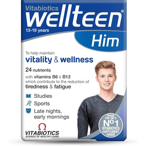 Wellteen Vitabiotics Him Original, 30 Count