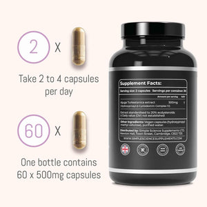 TURKESTERONE 500Mg | 20% Ecdysteroids | Hydroxypropyl-Β-Cyclodextrin Complex | 60 X 500MG Capsules | Lab Tested | Sports Performance Supplement | 100% Natural and Non-Gmo
