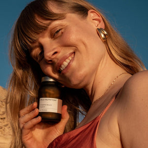 WILD NUTRITION Food-Grown® Complete Beauty Support | Hair Skin and Nails Vitamins for Women | Antioxidant & Collagen Formation Support | Hyaluronic Acid, Biotin, Zinc, Selenium & More | 60 Capsules