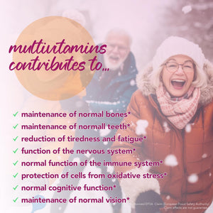 Zipvit A-Z Multivitamin Tablets, Vegan Multivitamin & Minerals for Men and Women, 90 Tablets (3-Month Supply), 26 Essential Vitamins & Minerals for Immune Support, Bone Health, and Energy