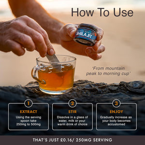 Sacred Summit® 100% Pure Gold Shilajit Resin (40G) - Energy & Stamina Booster, Rich in Fulvic Acid, Vegan, Ethically Sourced, 3-Month Supply