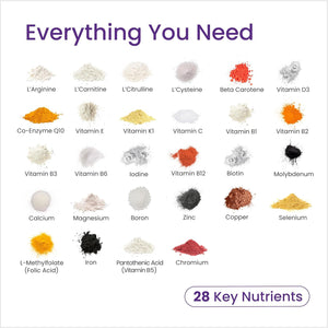 Proceive® Fertility Supplements for Women - Conception Vitamins for Trying to Conceive - Contains Zinc, Folic Acid, Vitamin D - 60 Capsules (1 Month Supply) - Vegan