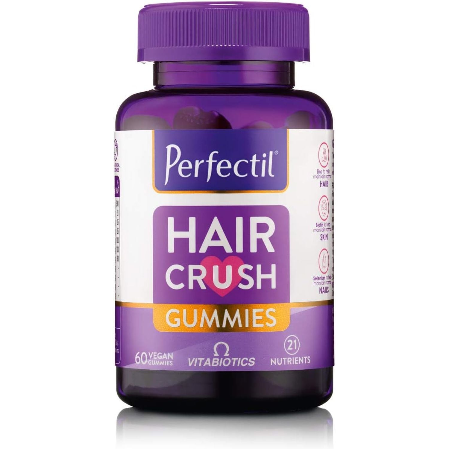 Perfectil Hair Crush Vegan Vitamin Gummies