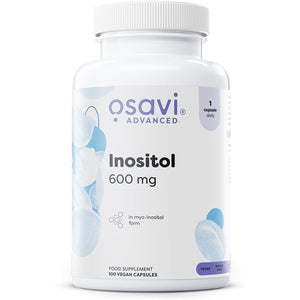 Osavi Inositol 600 Mg – 100 Vegan Capsules | Supports Biochemical Processes in the Body, Involved in Hormone Regulation | Myo–Inositol for Brain Health and Wellbeing