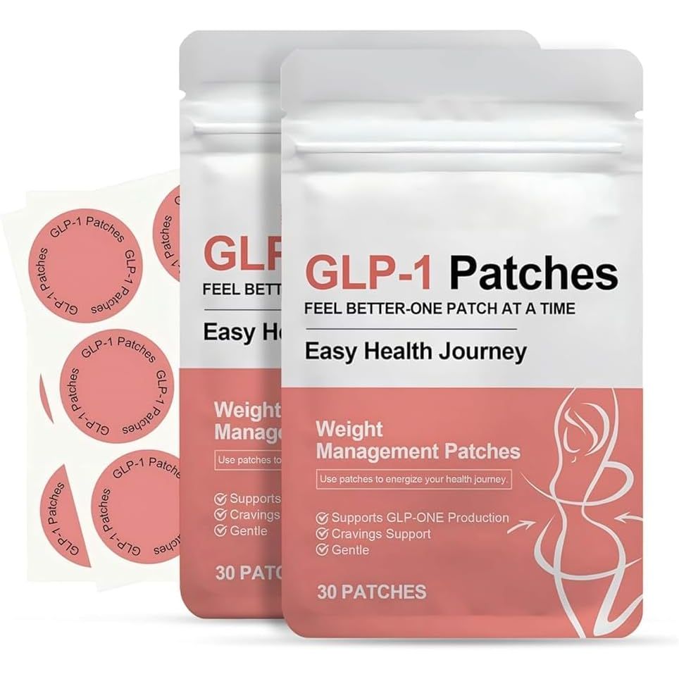 GLP-1 Patches,Glp1 Weight Loss Patches,Weightless Patches Healthy Shape Support Botanical Plant 60Psc (15G)