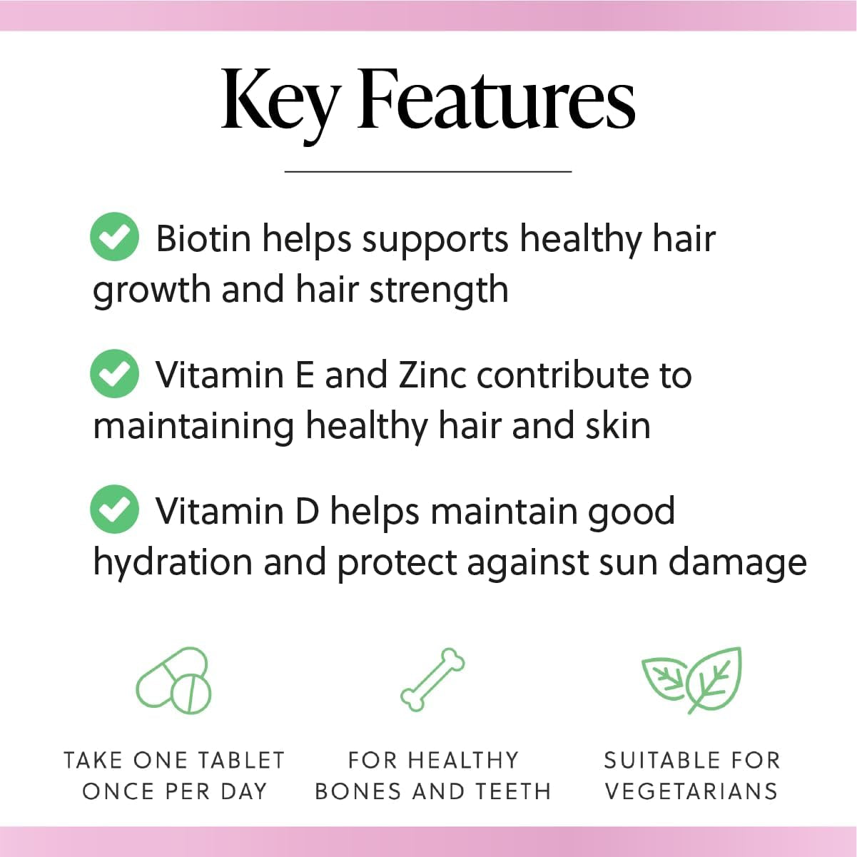 Millions & Millions - Hair, Skin & Nails Multivitamin Gummies • Maintenance of Hair, Skin & Nails • Suitable for Vegetarians • 30 Gummies • 1 Month Supply