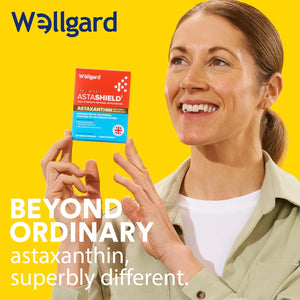 Wellgard Vegan 8Mg Astaxanthin Supplement - Natural Astaxanthin, Not Synthetic, High-Strength Astaxanthin with Vitamin D3
