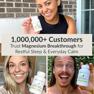 Bioptimizers Magnesium Breakthrough Supplement 4.0 | 7 Forms of Mg: Glycinate, Malate, Citrate, and More | Natural Support for Sleep and Cognitive Function | Calming Vitamins Complex | 30 Capsules