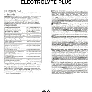 Bulk Electrolyte Plus, Orange & Mango Flavour, 210G, 30 Servings, Replenishes Electrolytes, Boosts Hydration, Supports Muscle Function & Performance, Vegan-Friendly