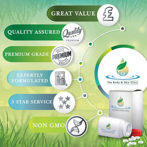 Stinging Nettle Root Extract Capsules 12,000Mg, Genuine Strong Vegan Natural 60 Capsules 1 Month Supply Resealable Packing Health Muscle & Joints