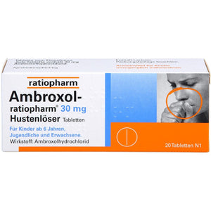 Ambroxol-Ratiopharm 30 Mg Hustenlöser Tabletten, 20 Pcs. Tablets