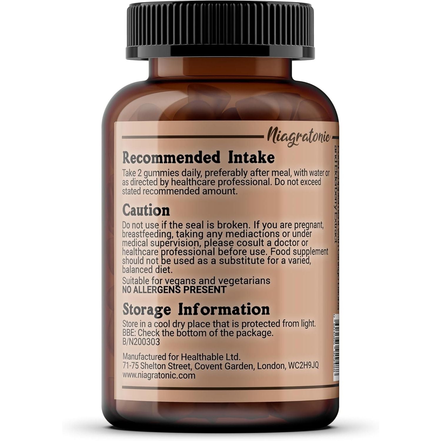 Mushroom Complex 60 Gummies, Lion’S Mane, Cordyceps, Shiitake, Maitake, Reishi, Chaga with Ginkgo Biloba and Elderburry Extract, Sugar Free