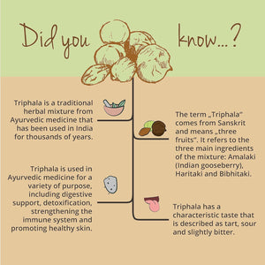 Vegavero Pure Triphala Powder Organic 1300 Mg | 180 Capsules (3 Month Supply) | NO Additives, Lab-Tested | Ayurveda Products | Gut Health Supplements & Immune System Booster | Vegan