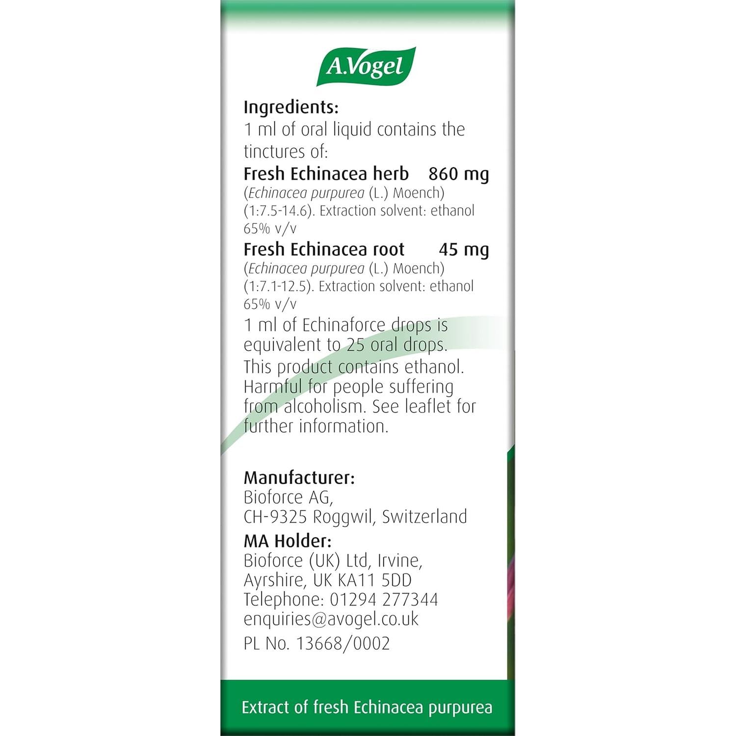 (2 Pack) - a Vogel - Echinaforce Drops | 50Ml | 2 Pack Bundle