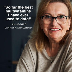 Daily Multi-Vitamin | Energy, Hair, Skin, Nails, Mental Performance, Immune Health | 60 Vegan Capsules | Two-A-Day | DR.VEGAN