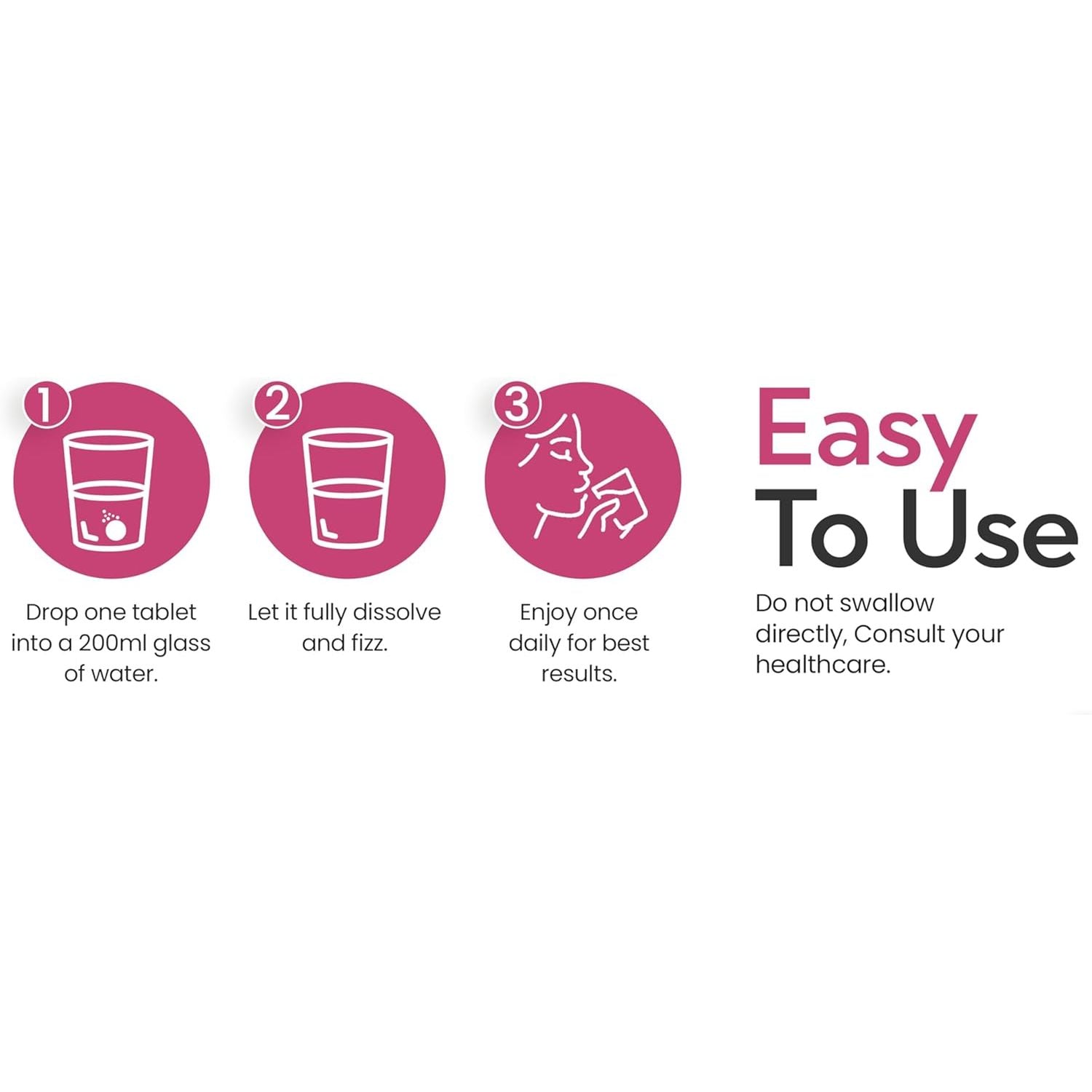 Ayaani Glutathione Glow+ 1200Mg - Effervescent Beauty Tablets with Vitamin C, Hyaluronic Acid & Alpha Lipoic Acid - Skin Brightening & Antioxidant Support - Strawberry Flavour - 20 Tablets